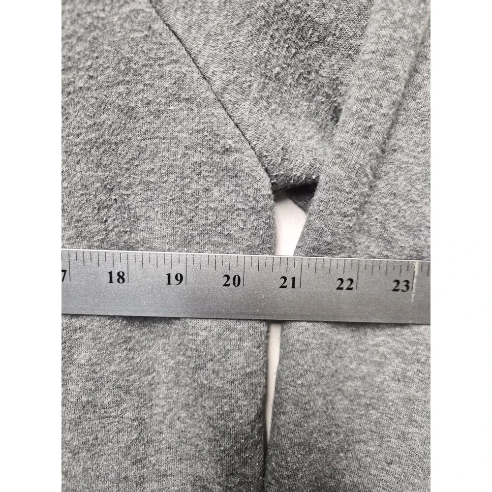 Nike Sweatshirt Womens Size Medium Grey Standard Funnel Neck Pockets Modern